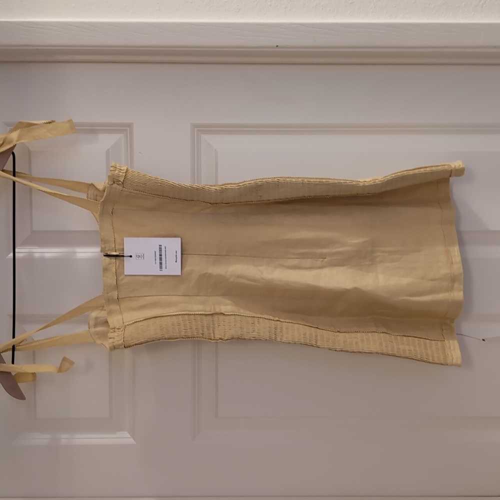 Reformation Dion Dress Yellow - Picture 6 of 7